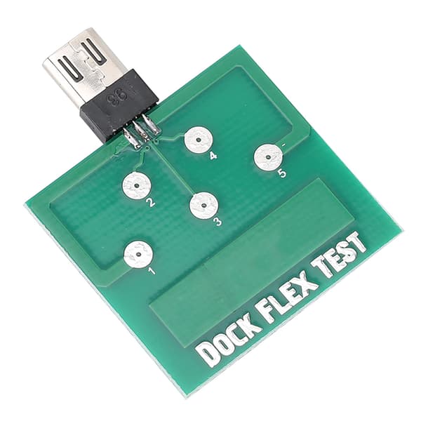 2 STK Grøn Bærbar Professionel Mobiltelefon Opladningsstik Mikro Test Board Reparationsværktøj til Android