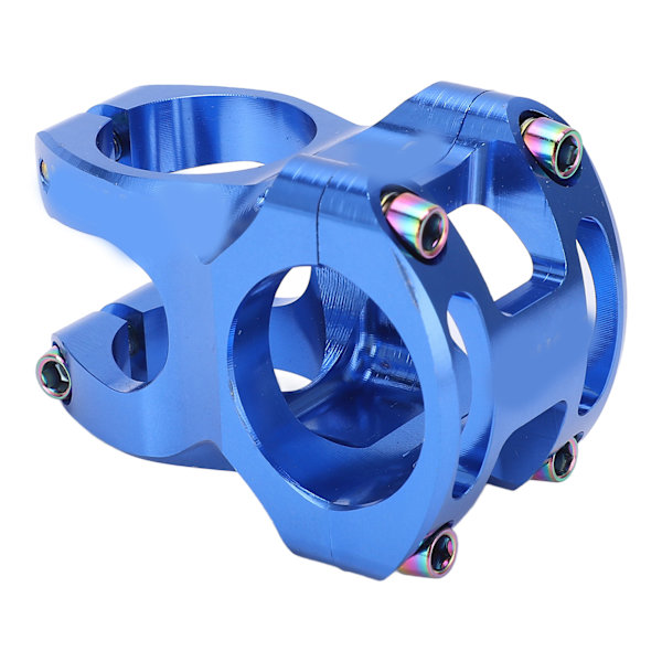 LeBycle Sykkelstyre Stem 31.8mm Kort Hul Fjellsykkel Speed Drop Stem CNC Aluminium AlloyBlå