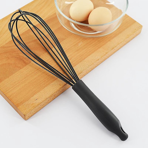 Varmebestandig silikone- og rustfrit stålpiskerisæt med non-stick belægning - Ideelt til at blande, piske og slå