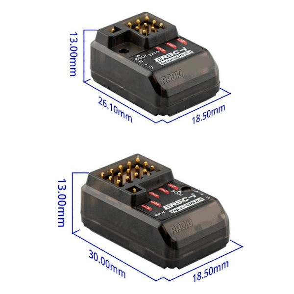 For ER3Ci 3CH RX Mottaker 2.4GHz ELRS PWM Mottaker