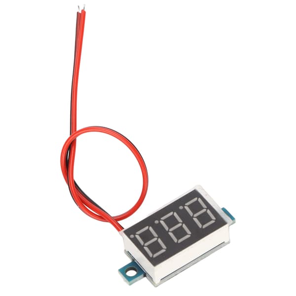 DC 4‑40V DIY Digitalt Voltmeter Stabil Høj Målenøjagtighed Standard Størrelse LED Digital Spændingsmåler Panel Blå