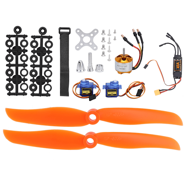 2212 KV1400 Motor 40A XT60T ESC SG90 Servo 8060 Propeller Kit för RC Drone Aircraft FPV