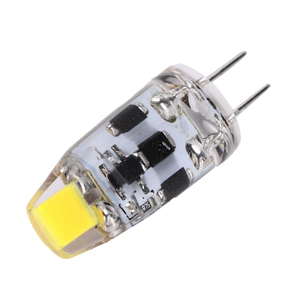 G4 Polttimo 2W 200LM 360° Himmentävä silikoni BiPin LED-lamppu kotitoimistoon AC DC 1224V (kylmä valkoinen 60006500K)