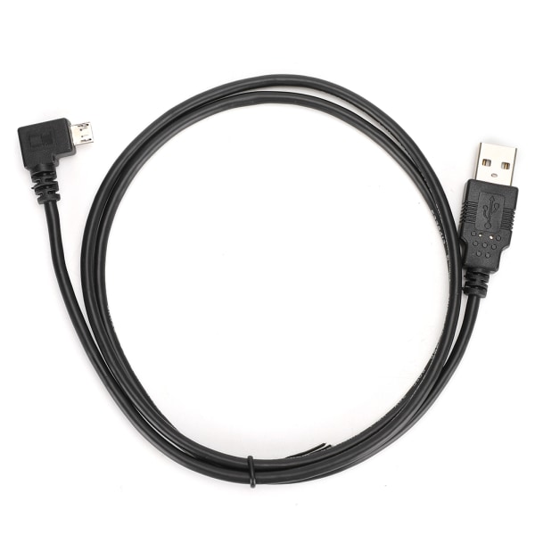 C0402 1M rettvinklet mikro-USB til USB-tilkoblingskabel for lading av dataoverføring