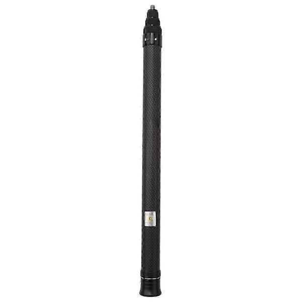 Usynlig Carbon Fiber Selfie Stick Justerbar Forlængerstang kompatibel med Insta 360 X3 / ONE X2 GO 2 Selfie Stick Tilbehør