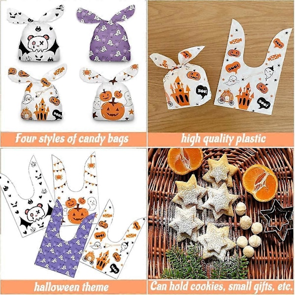 Halloween Slikpose, Slikposer, Slikpose, 50 STK Halloween Slikposer, Slikposer, Gaveposer