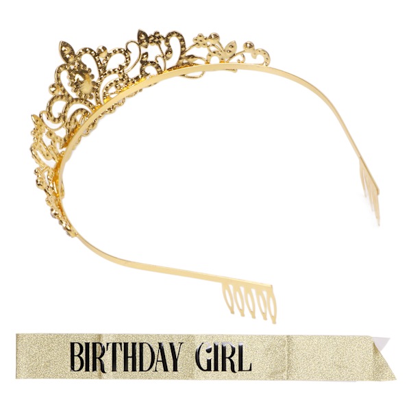 Brud Skärp Krona Set Vacker Rhinestone Elegant Guld Brudkrona Axelrem Kit för Bröllop