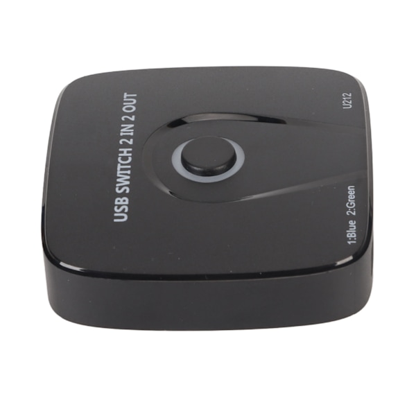 2 ind 2 ud USB-switcher, problemfri skift, USB-switcher til 2 computere, del 2 USB-enheder, mus, tastatur, scanner, printer