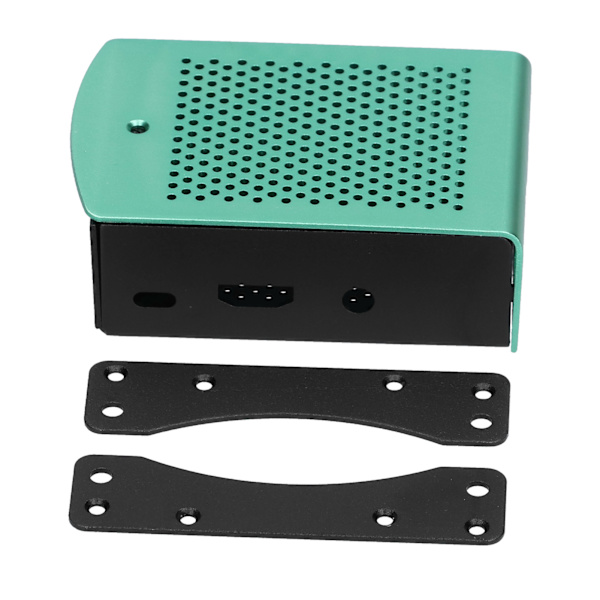 Varmeafledningskabinet af aluminiumslegering med ventilator til Raspberry Pi 2 3 B B+