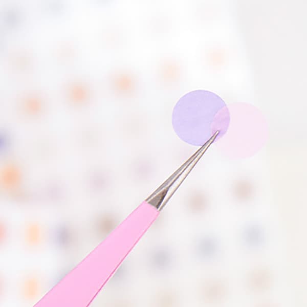 60mm 3m Längd Pricketiketter Tejp Runda Kodningsetiketter Tejp för Dagböcker Scrapbooking