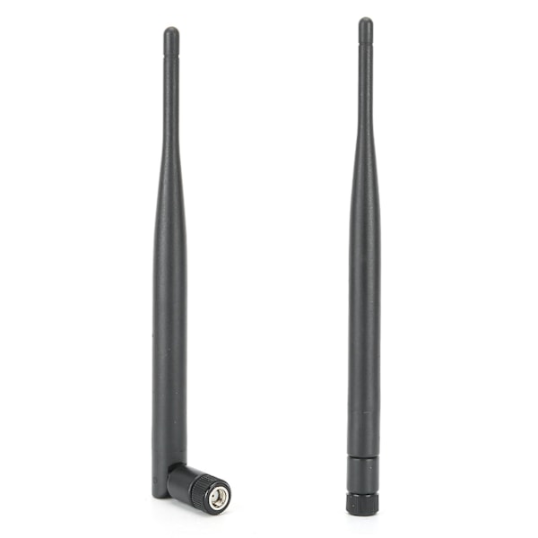 2 stk. Routerantenne Slitesterkt WIFI-system 6DB Høy Forstening 2.4/5.8G Dual&#8209;Band SMA Indre Hull-YM