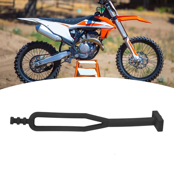 Sidestativ Gummi Batterirem Motorcykelmonteringstilbehør Passer til HUSQVARNA 14-19 (Sort)