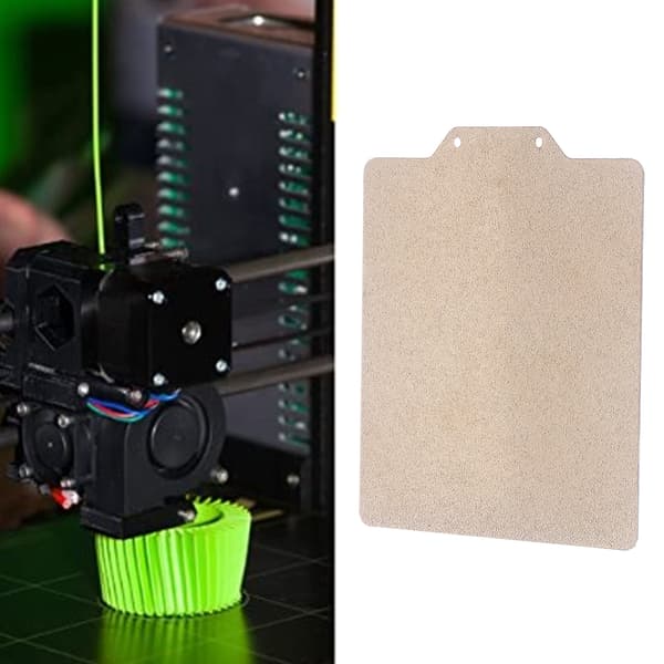 3D-printer stålplade dobbeltsidet glat mat magnetisk gummiplade til Voron 120 x 120MM