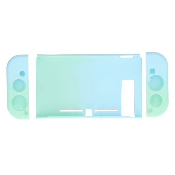 PC Beskyttende Deksel Fargegradient Blå Grønn Gradient 3 i 1 Eksplosjonssikker Bærbar Beskyttende Skall for Switch