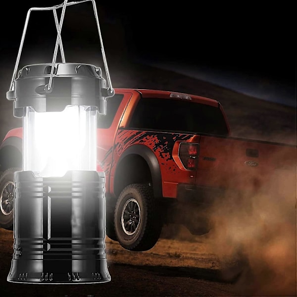 Bärbar LED Campinglykta - Ultraljus USB Uppladdningsbar Soldriven Batteridriven Lykta Ficklampa, för Camping, Vandring, Skjul Vid Strömavbrott