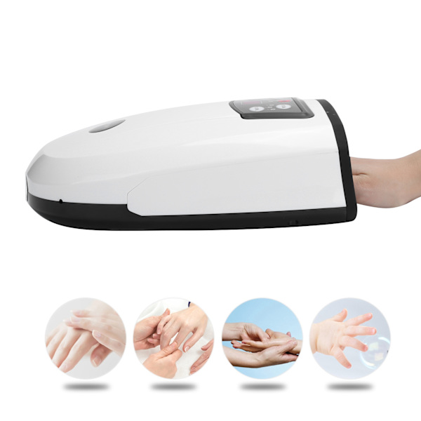 Elektrisk handmassager, akupunkturpunktmassager för handflator, lindrar trötthet och ömhet, handvård, 100 V-240 V US-kontakt