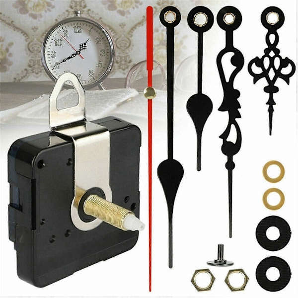 31MM Lång Axel DIY Quartz Klockurverk Mekanism Visare Vägg Quartz Klocka Reparationsverktyg Delar Ersättning