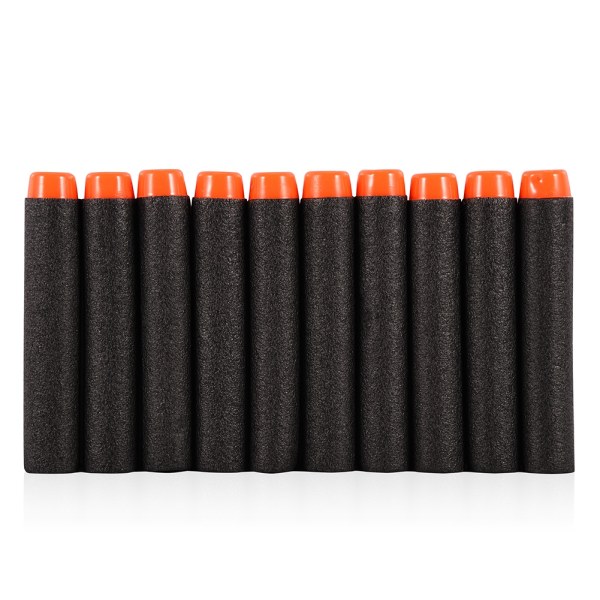 7,2 cm:n vaahtomuoviluotit Series Blaster Toy Gun -täyttöpakkaukseen, musta Black