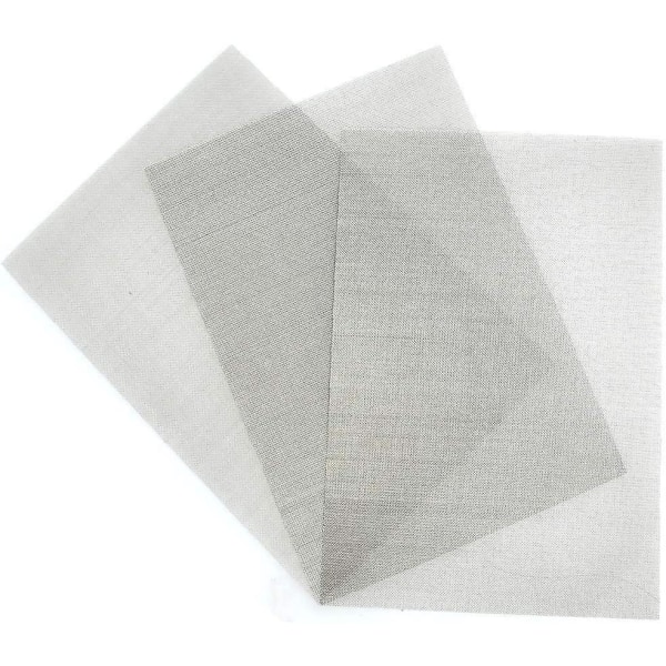 Rostfritt stål mesh Set - 30 Mesh, 3 delar, 300 x 210 mm