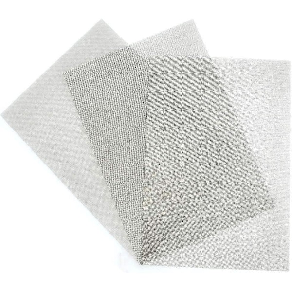 Rustfri ståltrådsnet gitter sæt - 30 mesh, 3 stykker, 300 x 210mm