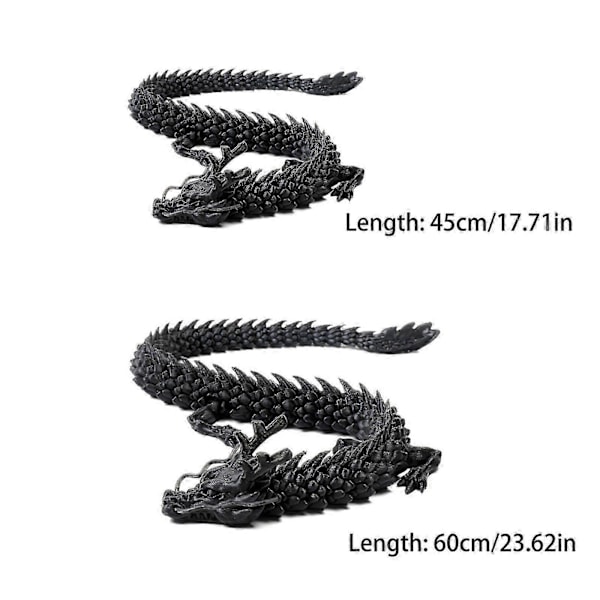 3D-printad Rörlig Articulerad Drake Kreativ Heminredningsprydnad