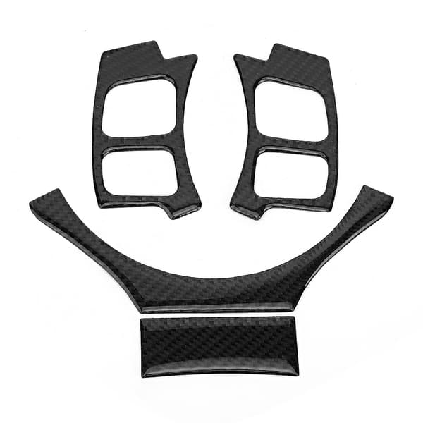 4 st/set kolfiber rattkåpa bilmontering passar för LEXUS IS250 IS300 IS350 2014-2018 Typ C