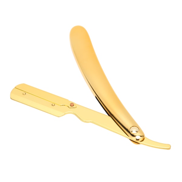 Lige kant barbermaskiner Ergonomi Holdbar, stabil lige barberknive Barbersæt til ShavingGold