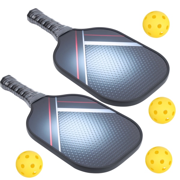 1Set Bärbar Pickleball Paddel Set Lätt Racketboll Kit med Racket Väska