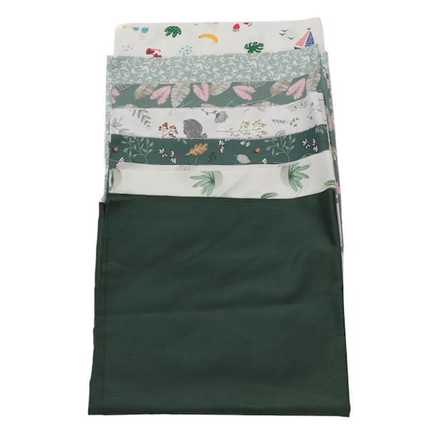 X7 st Quiltingtyg 20x20in 50x50cm DIY Handgjord Quilting Mjuk Bekväm Andningsbar Bomullstwill Tryckt Tyg