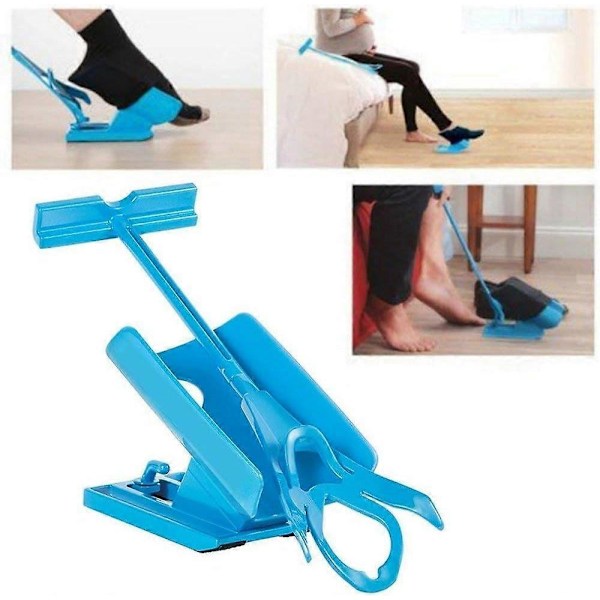 Sock Slider, Enkel På/Av Sockhjälpmedel Kit Slider Utan Att Böja Sig, Töja