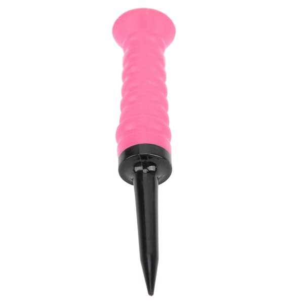 Fleksible golf-tees i plast, lav modstand, driver-træningstee til golf-driving range-træning, pink