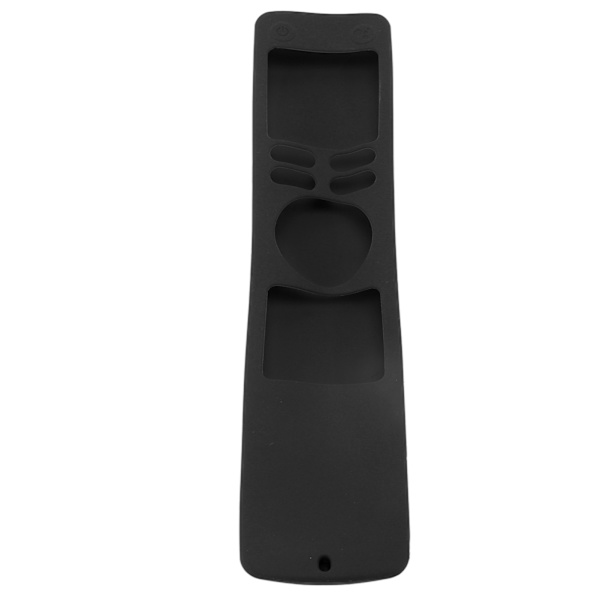 TV-fjernkontrolldeksel i myk silikon, støtsikker, sklisikker design, TV-fjernkontrollbeskyttelse for Xiaomi Mi 4S TV, svart