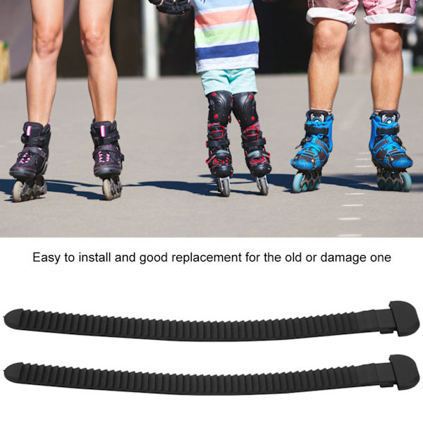 2 st Slalom Speed Skating Roller Skating Racing Shoes Energy Buckle Belt Fastener Strap Tillbehör