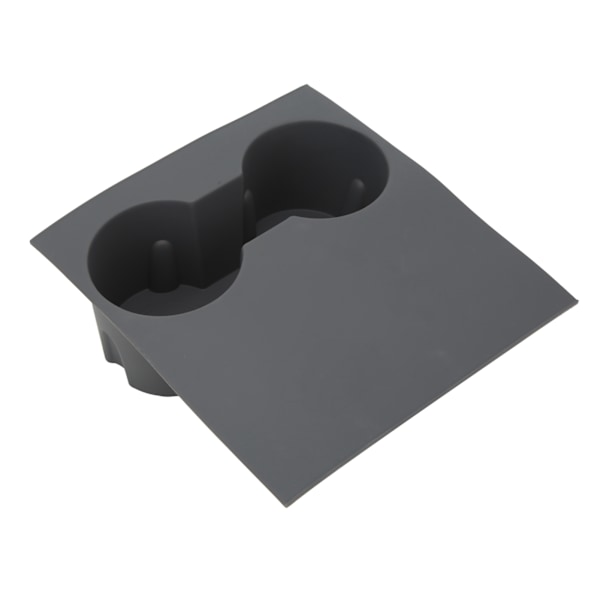 Midtkonsoll Koppholder Silikonmateriale Ripebestandig Erstatning for Tesla Model 3 Model Y Grå