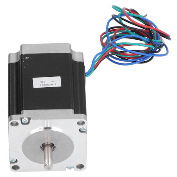 57 Steppermotor 4 ledning 1,8NM 1,8° vinkel Lavstøjsmaskintransmissionsdele 24V 3A 72W57HS7630B4 Dobbeltaksel