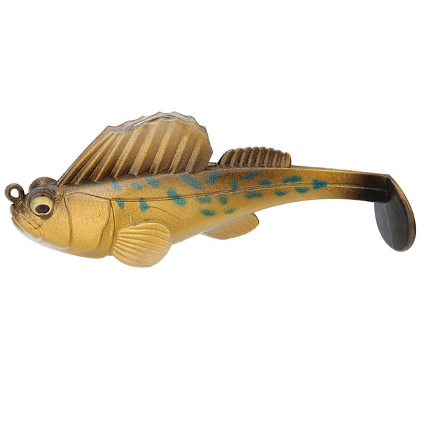 Kiselgel konstgjord bionisk fiskbete fiskeredskap med blixtpaljetter 7 cm 14 g (SOO62-2)