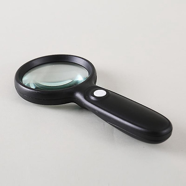 1 stk. 3X Læseforstørrelsesglas med LED-lys; 205X100X20mm Arbejdsbelyst Forstørrelsesglas