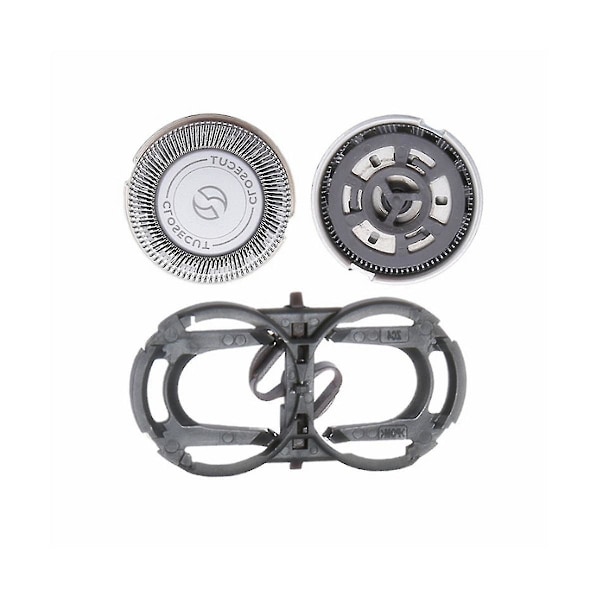 Universal barberblad i rustfritt stål barberhoder med ABS-monteringsholder Erstatningssett egnet for Philips PQ182 PQ183 PQ206-B8