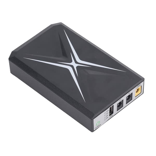 Mini UPS Batteribackup 10400mAh Avbrottsfri Strömförsörjning för Säkerhetskamera Router WiFi