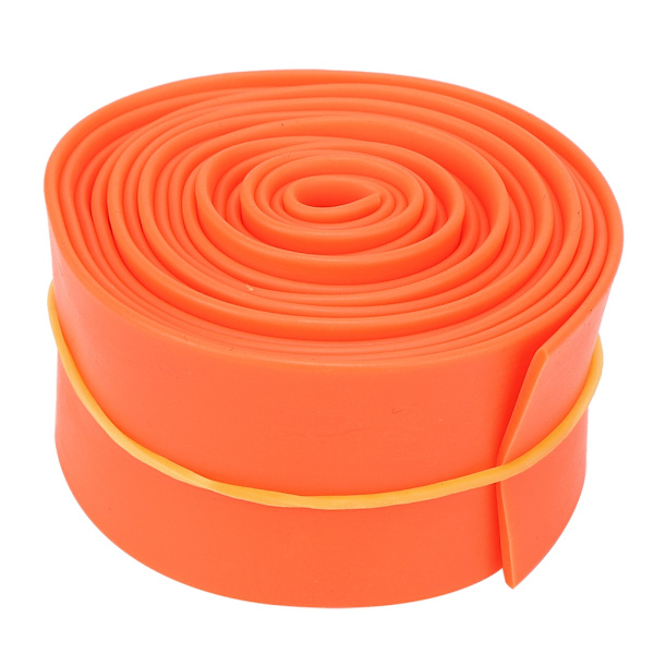 5 cm 2,5 m elastisk spændingsrem, strækresistent styrketræningsbælte med spænder til kvinder, piger, orange