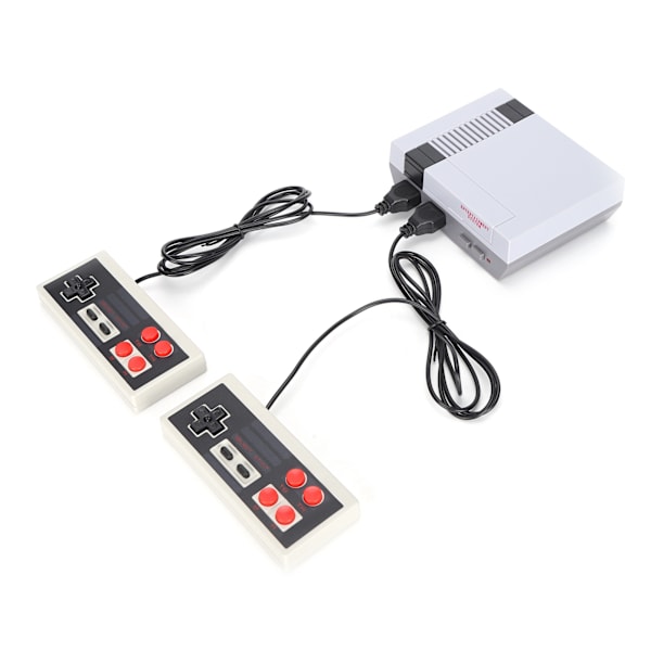 Spillkonsoll Controller Klassisk Mini Gamepad Ekstern TV Spillkonsoll med Minnekort 110‑240VUK Plugg