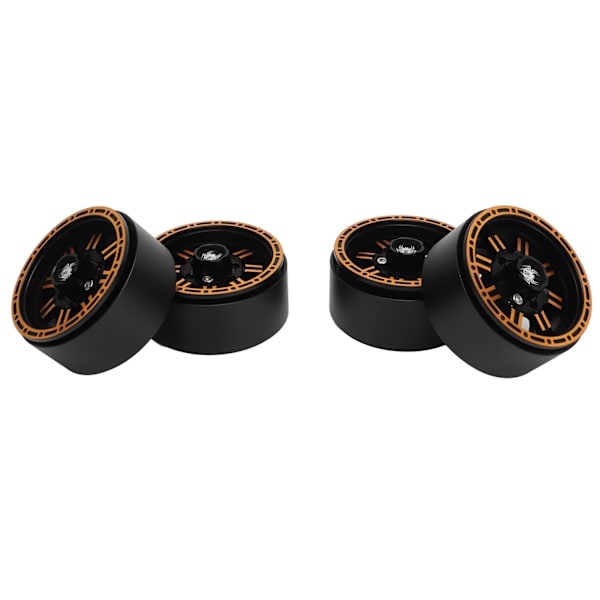 1,9 tuuman RC-pyörännavat painovoiman vähentäminen CNC-alumiiniseos 1,9 tuuman RC-pyörännapa Axial SCX10 Goldille
