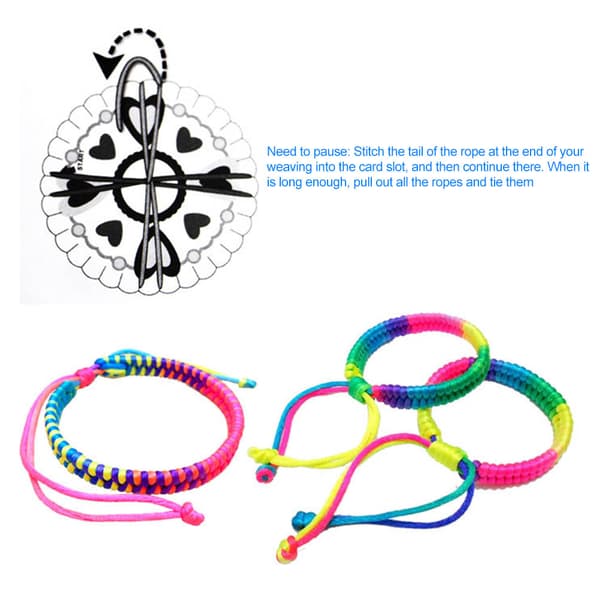 DIY Reparmbandsset DIY Armbands Kit Födelsedagspresent för Flickor