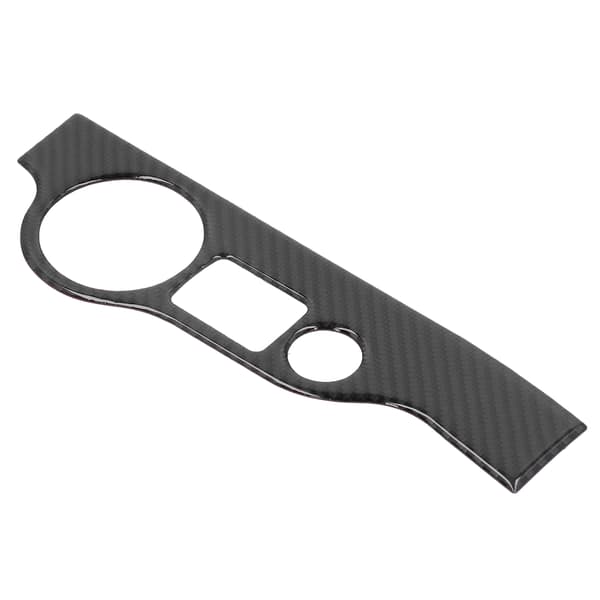 Kolfiber Bil Strålkastare Strömbrytare Panel Skydd Trim Dekoration Passar Dodge Charger 2011-2014