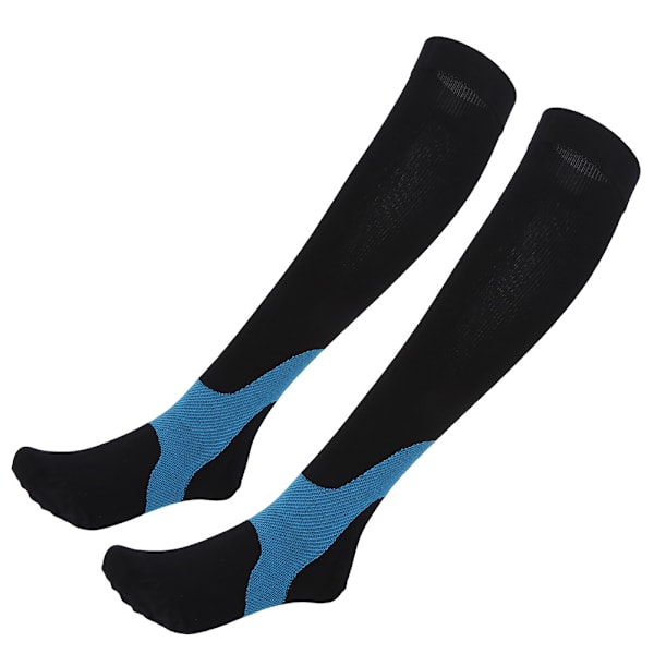Outdoor Sports Gradient Function Kompressiosukat Sukat Pohkeen hiha pyöräilymaratoniin (Motif X vert foncé L)