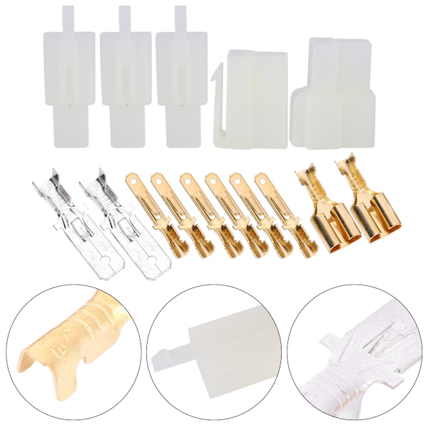 Controller Stik Connector Pin Set Udskiftningstilbehør til bil motorcykel motorcykel