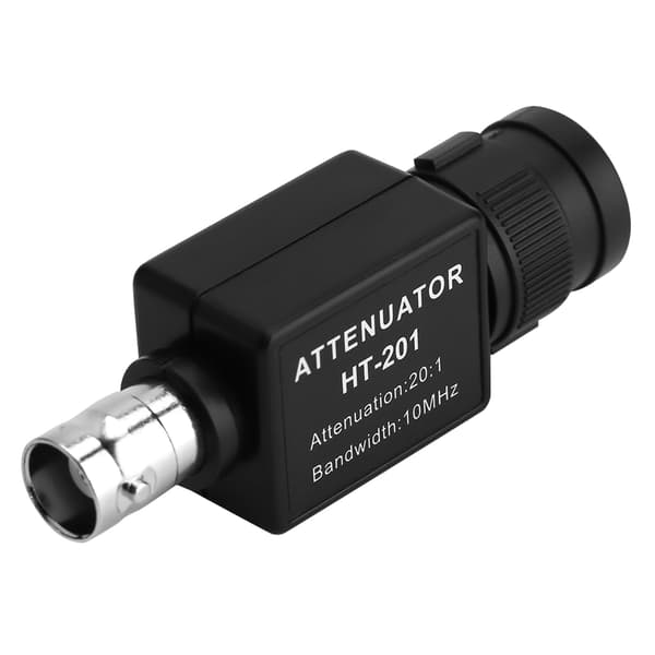 HT201 Signal Dämpning 20:1 10MHz Bandbredd Passiv Dämpare för Oscilloskop