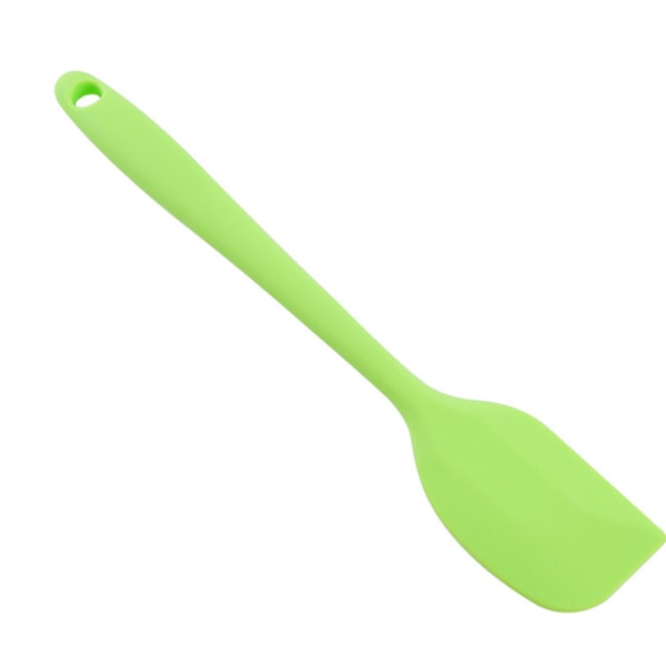 Silikonspatel av livsmedelskvalitet, värmebeständig, non-stick, köksredskap, köksredskap för matlagning, bakning, grön