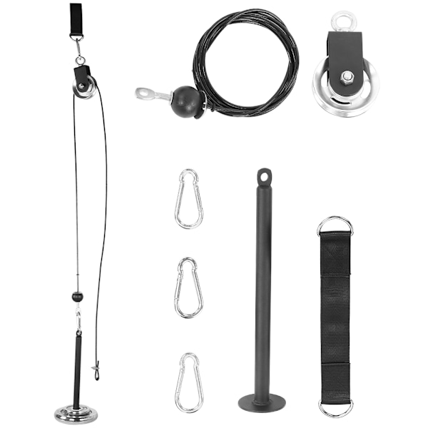 DIY Hemträningsutrustning Styrketräningskit Lyftblocksystem med Laststift
