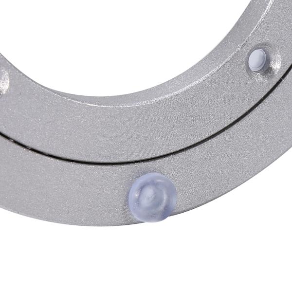 Kraftig aluminiumlegering Roterande lagerplatta Vridbord runt matbord